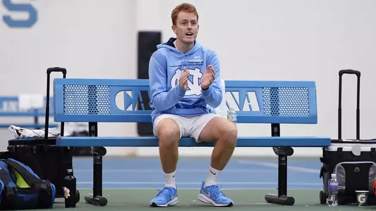 Reese Stalder University of North Carolina Men's Tennis v South Carolina Cone-Kenfield Tennis Center Chapel Hill, NC Sunday, February 13, 2022