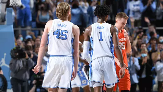 Brady Manek, Leaky Black
University of North Carolina Basketball v Syracuse
Dean E. Smith Center
Chapel Hill, NC
Monday, February 28, 2022