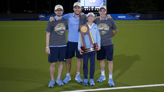 Chris Fry, Robbert Schenk, Karen Shelton, Grant Fulton University of North Carolina Field Hockey v Michigan NCAA Final Karen Shelton Stadium Chapel Hill, NC Sunday, May 9, 2021