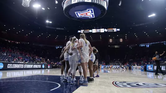 huddle
University of North Carolina Women's Basketball v Stephen F Austin
NCAA Tournament
McKale Center
Tucson, AZ 
Saturday, March 19, 2022