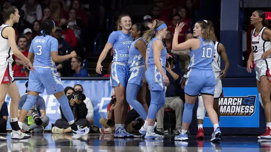 celebration
University of North Carolina Women's Basketball v Arizona
NCAA Tournament
McKale Center
Tucson, AZ
Monday, March 21, 2022