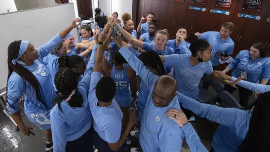 postgame celebration
University of North Carolina Women's Basketball v Arizona
NCAA Tournament
McKale Center
Tucson, AZ
Monday, March 21, 2022