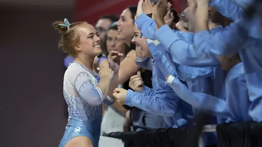 Jamie Shearer
balance beam
University of North Carolina Gymnastics 
v UCLA, Michigan, Maryland
NCAA Regionals 
Reynolds Coliseum 
Raleigh, NC 
Thursday, March 31, 2022