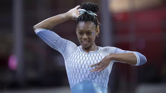 Shailyn St. Brice
floor exercise
University of North Carolina Gymnastics 
v UCLA, Michigan, Maryland
NCAA Regionals 
Reynolds Coliseum 
Raleigh, NC 
Thursday, March 31, 2022