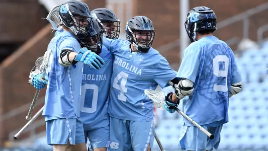 Chris Gray, celebration University of North Carolina Men's Lacrosse v Denver Dorrance Field Chapel Hill, NC Saturday, March 5, 2022