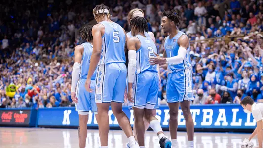 huddle at Duke