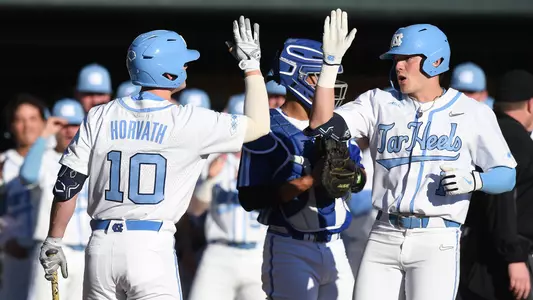 Danny Serretti, Mac Horvath 
University of North Carolina Baseball v Seton Hall
Boshamer Stadium
Chapel Hill, NC
Friday, February 18, 2022
