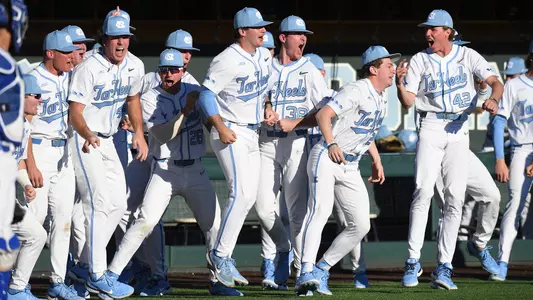 celebration, dugout
University of North Carolina Baseball v Seton Hall
Boshamer Stadium
Chapel Hill, NC
Friday, February 18, 2022