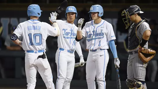 Danny Serretti, Angel Zarate, Mac Horvath
University of North Carolina Baseball v Georgia Tech
Boshamer Stadium
Chapel Hill, NC
Friday, April 15, 2022
