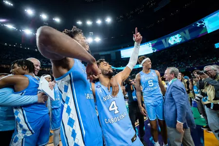 Celebration after Duke win