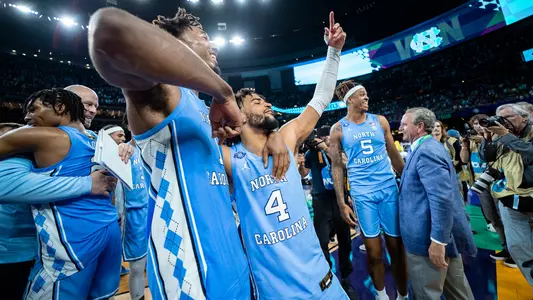 celebration post-Duke Final Four
