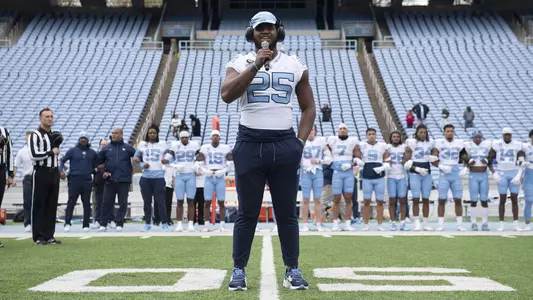 Kaimon Rucker 
University of North Carolina Football 
Spring Game 
Kenan Stadium 
Chapel Hill, NC 
Saturday, April 9, 2022