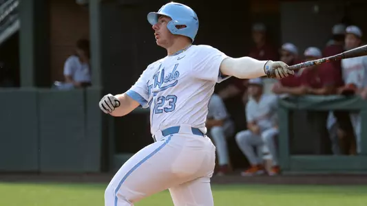 With two men on late in the inning, Alberto Osuna (23) hits a blast to left...