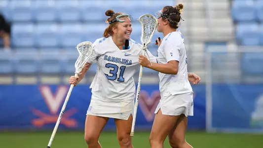 Andie Aldave, Jamie Ortega University of North Carolina Women's Lacrosse v Boston College ACC Tournament Final Dorrance Field Chapel Hill, NC Saturday, May 7, 2022