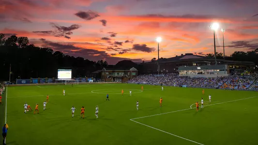 Dorrance Field sunset University of North Carolina Women's Soccer v Tennessee Dorrance Field Chapel Hill, NC Saturday, August 18, 2022