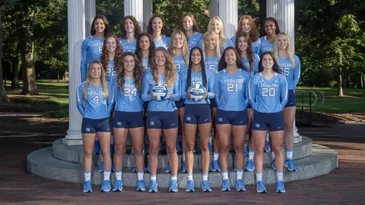 2022 Volleyball Team University of North Carolina Volleyball Old Well Chapel Hill, NC Tuesday, August 9, 2022