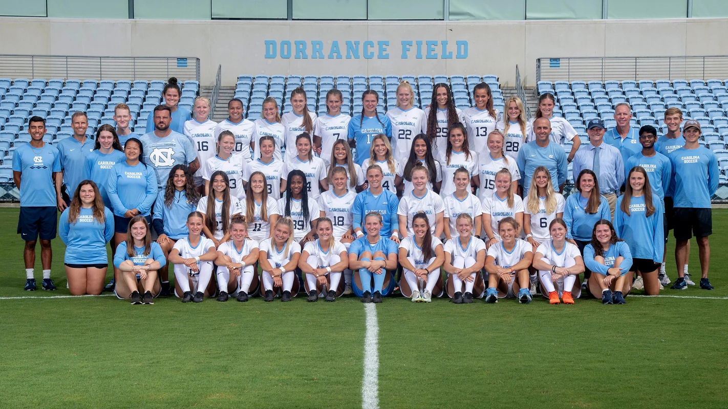 2022 W. Soccer Team University of North Carolina Women's Soccer Dorrance Field Chapel Hill, NC Sunday, September 11, 2022