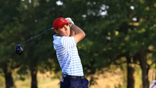 Austin Greaser of United States of America plays his tee shot at the fourth hole during the first round at the 2022 World Amateur Team Championship at Le Golf National in Paris, France on Wednesday, Aug. 31, 2022.  (Copyright USGA/Steven Gibbons)