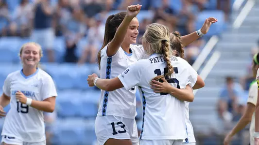 Ally Sentnor, Avery Patterson, Isabel Cox 
University of North Carolina Women's Soccer v Boston College 
Dorrance Field 
Chapel Hill, NC 
Sunday, September 25, 2022