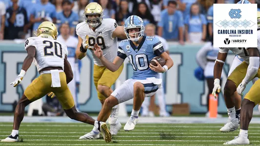 Drake Maye University of North Carolina Football v Norte Dame Kenan Stadium Chapel Hill, NC Saturday, September 24, 2022