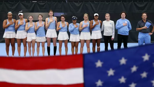 national anthem
University of North Carolina Women's Tennis v Appalachian State
Cone-Kenfield Tennis Center
Chapel Hill, NC
Saturday, January 14, 2023