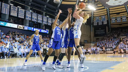 Alyssa Ustby
University of North Carolina Women’s Basketball v Duke
Carmichael Arena
Chapel Hill, NC
Thursday, January 19, 2023