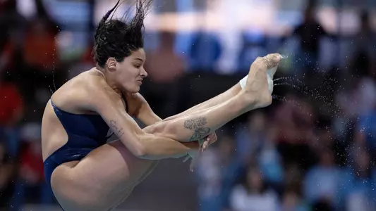 Aranza Vazquez University of North Carolina Diving v North Carolina State, Virginia 3-meter dive Koury Natatorium Chapel Hill, NC Friday, January 20, 2023