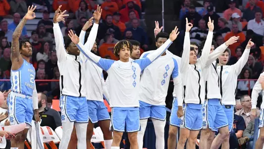 bench celebrates at Syracuse