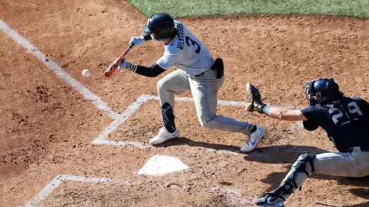 Colby Wilkerson (3) lays down a nice bunt.