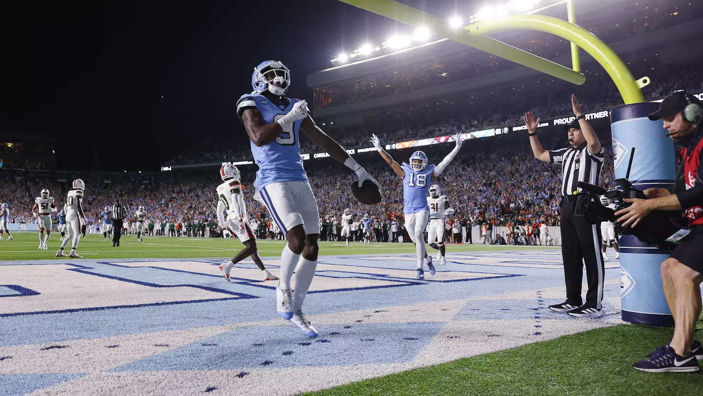 Devontez 'Tez' Walker University of North Carolina Football v Miami Kenan Stadium Chapel Hill, NC