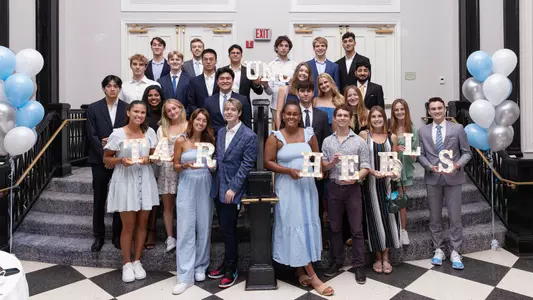 The UNC Athletic Department held a celebratory dinner for the teams that held the highest cumulative grade point averages. Men's fencing and women's tennis earned the honor this year.