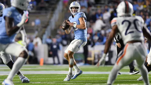 Drake Maye 
University of North Carolina Football v Virginia 
Kenan Stadium 
Chapel Hill, NC 
Saturday, October 21, 2023