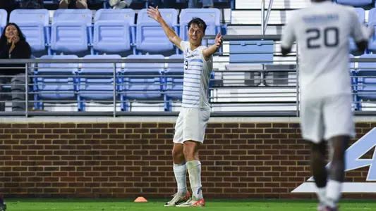 Martin Vician, Celebration  
University of North Carolina Men’s Soccer v Elon 
Dorrance Field 
Chapel Hill, NC 
Wednesday, October 3, 2023