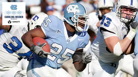 North Carolina's Ronnie McGill (25) in action during the Tar Heels 24-21 win Saturday, November 19, 2005, at Kenan Stadium in Chapel Hill, N.C.