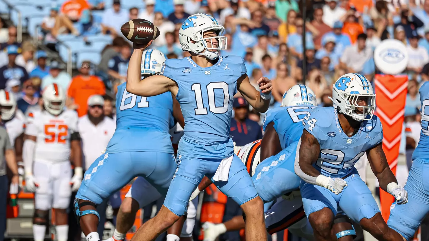 Drake Maye University of North Carolina Football v Syracuse Kenan Stadium Chapel Hill, NC Saturday, October 7, 2023
