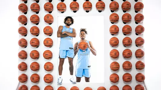 RJ Davis and Armando Bacot, ACC Tipoff 2023-24