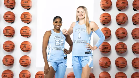 Kelly and Ustby at ACC Tipoff