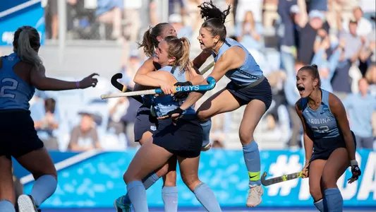 Charly Bruder, celebration 
University of North Carolina Field Hockey v Northwestern 
NCAA Championship  
Karen Shelton Stadium 
Chapel Hill, NC 
Sunday, November 19, 2023