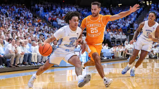 Elliot Cadeau
University of North Carolina Men’s Basketball v Tennessee
Dean E. Smith Center
Chapel Hill, NC
Wednesday, November 29, 2023