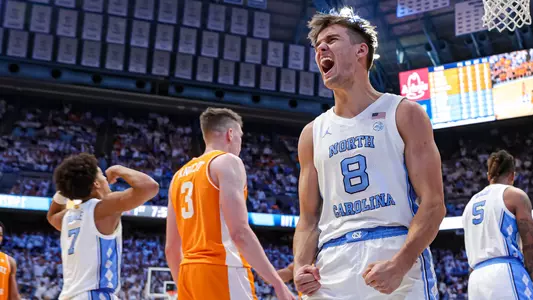 Paxson Wojcik
University of North Carolina Men’s Basketball v Tennessee
Dean E. Smith Center
Chapel Hill, NC
Wednesday, November 29, 2023