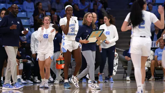 Courtney Banghart, bench
University of North Carolina Women's Basketball v Gardner-Webb
Carmichael Arena
Chapel Hill, NC
Wednesday, November 8, 2023