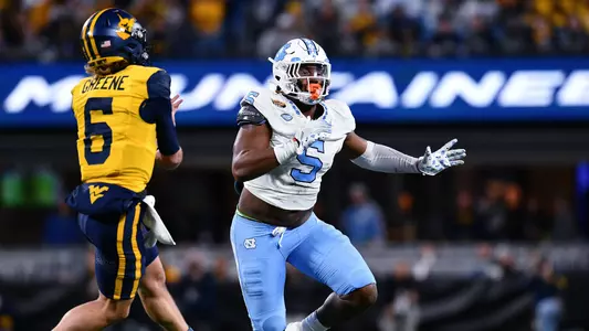 Jahvaree Ritzie
University of North Carolina Football v West Virginia
Duke’s Mayo Bowl
Bank of America Stadium
Charlotte, NC
Wednesday, December 27, 2023