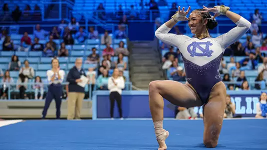 Bella Miller                 
University of North Carolina Women’s Gymnastics   
Blue/White Exhibition  
Carmichael Arena  
Chapel Hill, NC   
Sunday, December 3, 2021