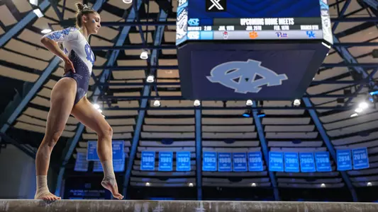 Camryn Rueda          
University of North Carolina Women’s Gymnastics   
Blue/White Exhibition  
Carmichael Arena  
Chapel Hill, NC   
Sunday, December 3, 2021