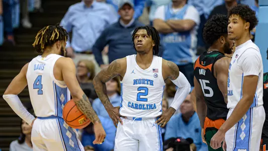 Caleb Love                                       
University of North Carolina Men’s Basketball v Miami  
Dean E. Smith Center
Chapel Hill, NC
Monday, February 13, 2023