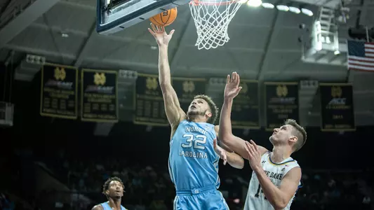 Pete Nance layup at Notre Dame