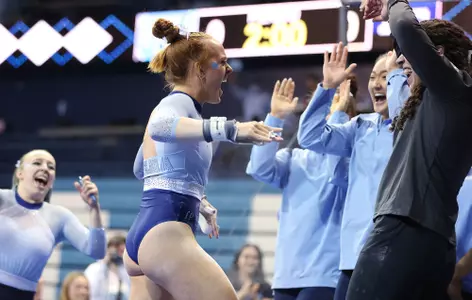 Jamie Shearer 
Chapel Hill, NC Ð Mar 3: NCAA Women's Gymnastics - Air Force at North Carolina at Carmichael Arena in Chapel Hill, NC on March 3, 2023. (Credit: Andy Mead/UNC Athletics)