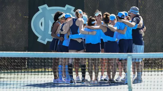 huddle
University of North Carolina Women's Tennis v Notre Dame
Chapel Tenis Club
Chapel Hill, NC
Sunday, March 5, 2023