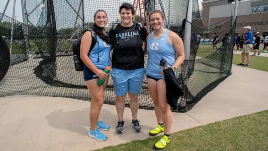 Jordan Fong, Gracie Bolick, Emma Vasen
University of North Carolina Track and Field
Duke Invitational
Morris Williams Stadium
Durham, NC
Thursday, April 6, 2023