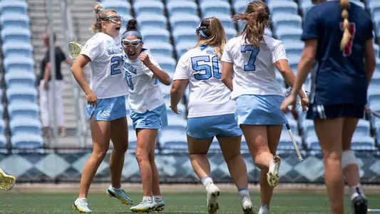 Alyssa Long, Lauren Figura, Melissa Sconone, Reilly Casey 
University of North Carolina Women's Lacrosse v Richmond 
NCAA Tournament 
Dorrance Field 
Chapel Hill, NC 
Sunday, May 14, 2023
